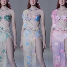 inZOI贝壳珍珠泳衣套装Mod 